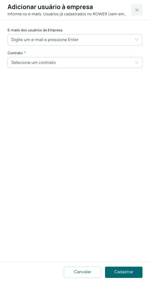 Adicionar usuário à empresa